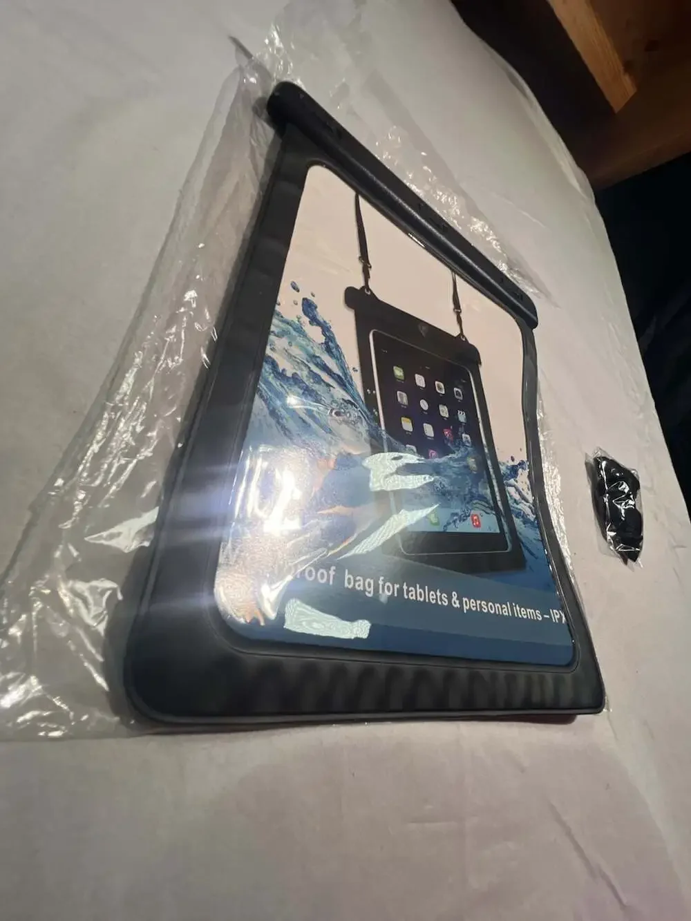 Universal Waterproof Tablet Pouch Case with Adjustable Strap